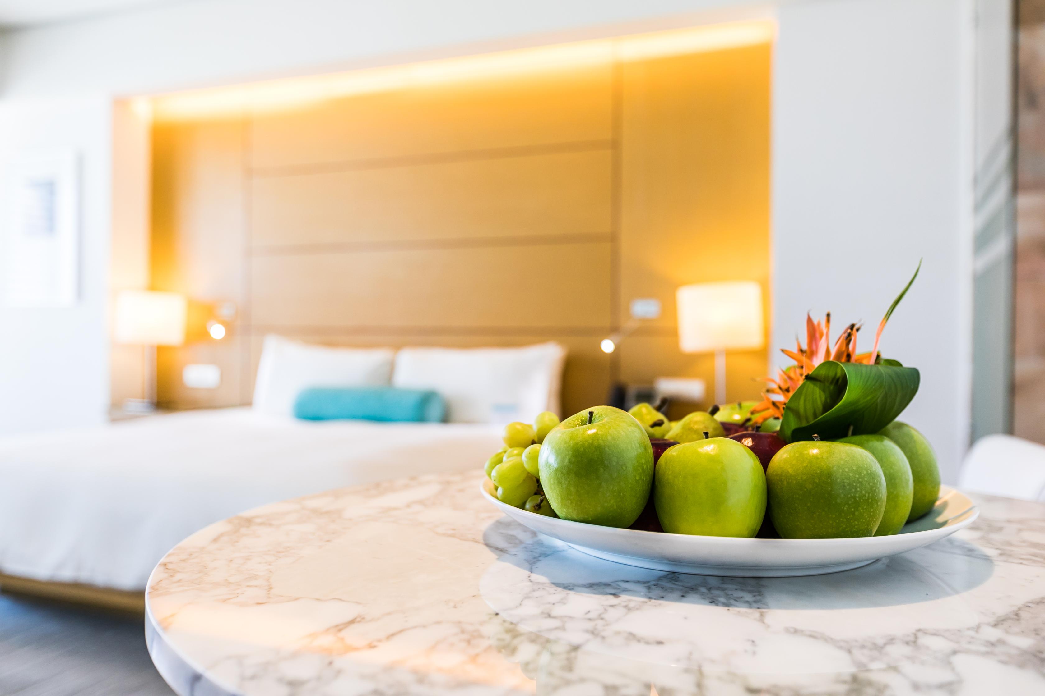 Palacio Mundo Imperial Riviera Diamante אקפולקו מראה חיצוני תמונה A fruit bowl in a hotel room